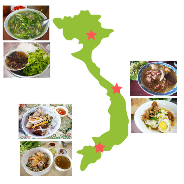 ベトナム北部 中部 南部に見る味付けの違い 各地域の代表的な麺料理を2つずつ紹介 Tripping